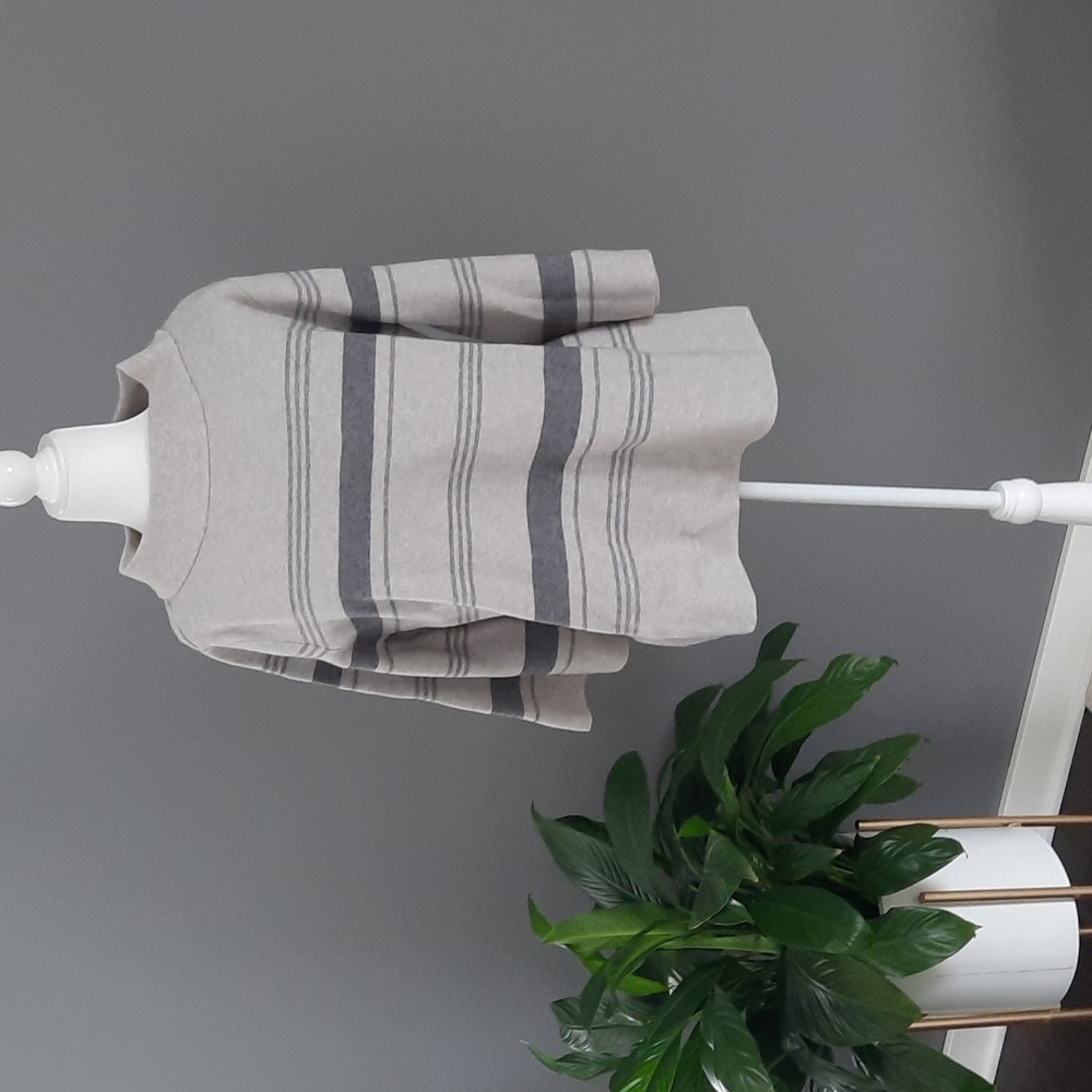3 For $30. Stripe bell sleeve sweater